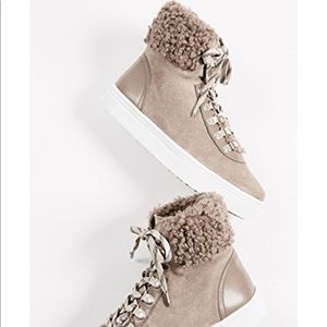 Sam Edelman Luther shearling sneaker - Sz 10